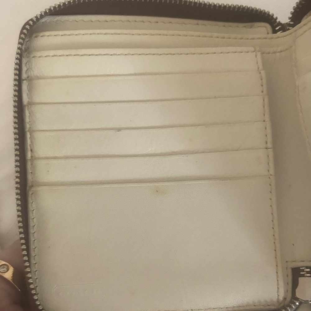 Brown Patterned Wallet with Turn Lock - image 7